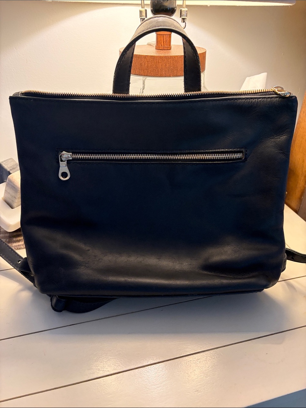 Parker clay black backpack